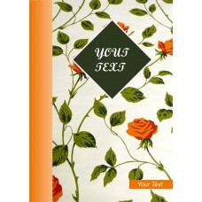 Orange Leaf Notebook